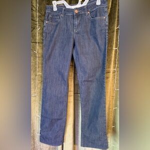 Cabi Women's Dark Blue Straight-Leg Jeans - 4